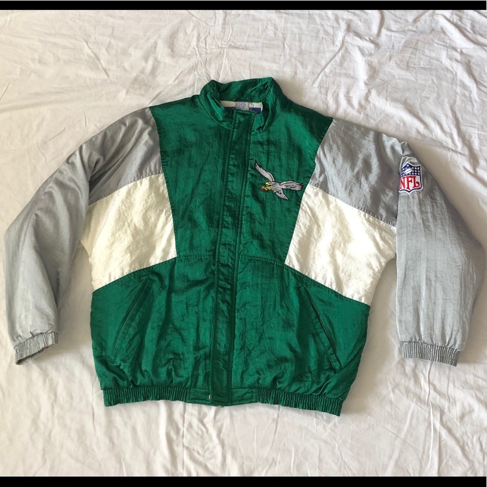 VINTAGE PHILADELPHIA EAGLES JACKET COAT SIZE LARGE